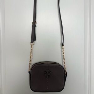Tory Burch Dark Brown Crossbody Bag